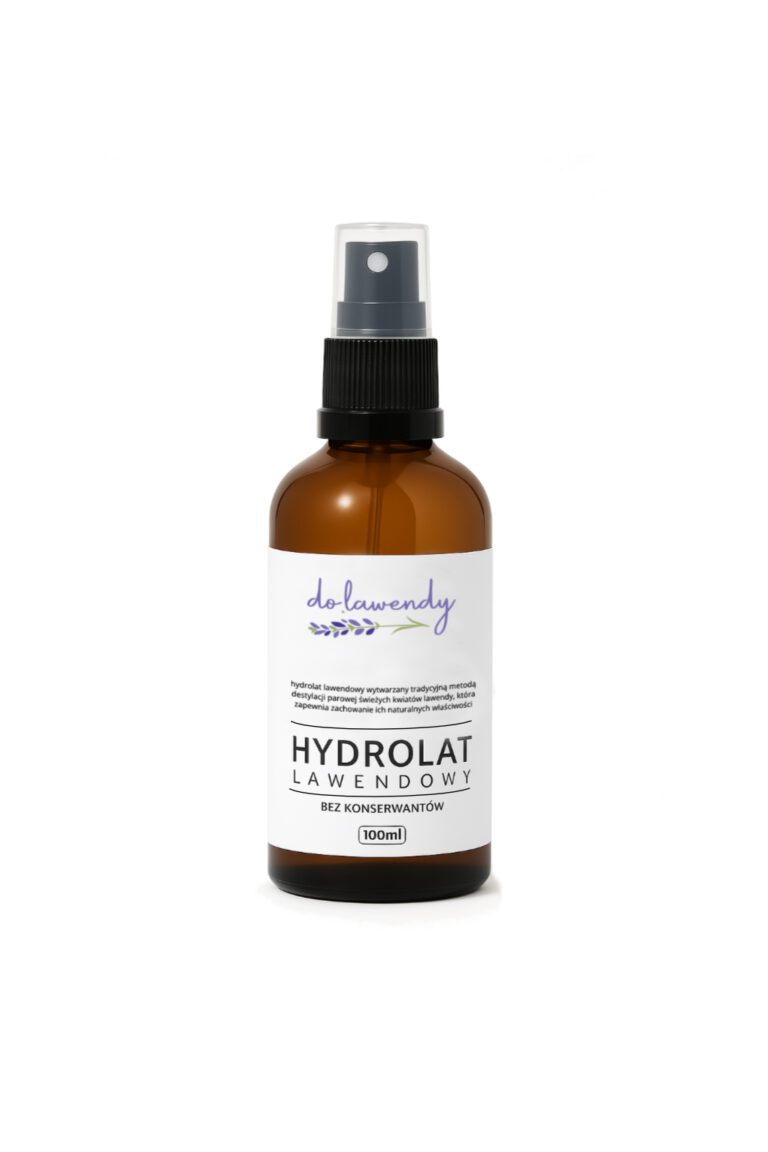 Hydrolat lawendowy 100 ml w ciemnej butelce z atomizerem