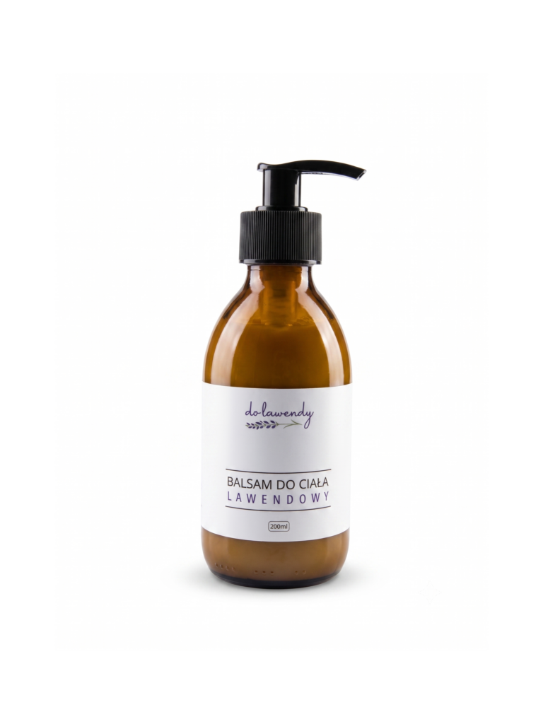 Balsam do ciała lawendowy 200 ml w butelce z pompką