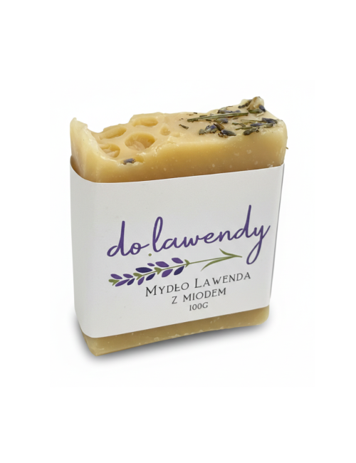 Naturalne mydło lawendowe z miodem