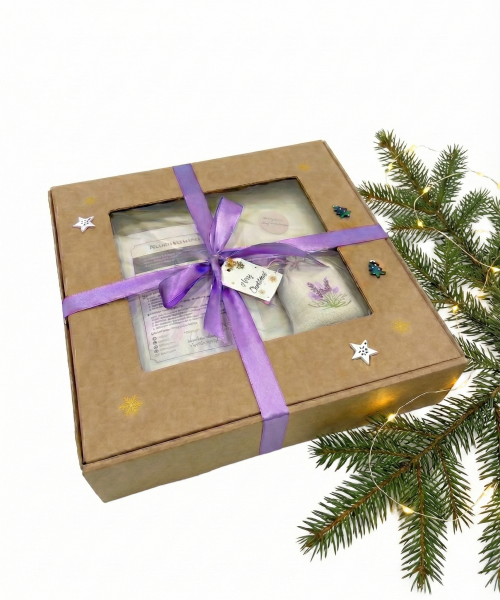 Zestaw prezentowy #2: poduszka, hydrolat, woreczek lawendowy